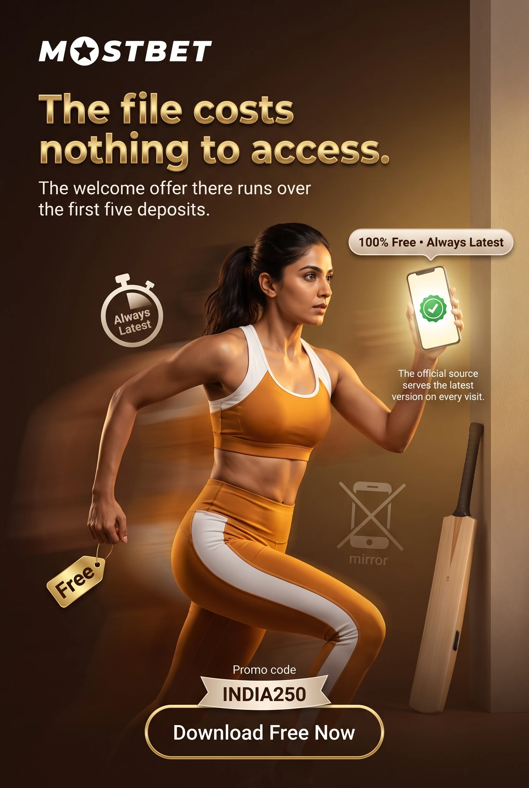 Mostbet APK download page on the operator's website