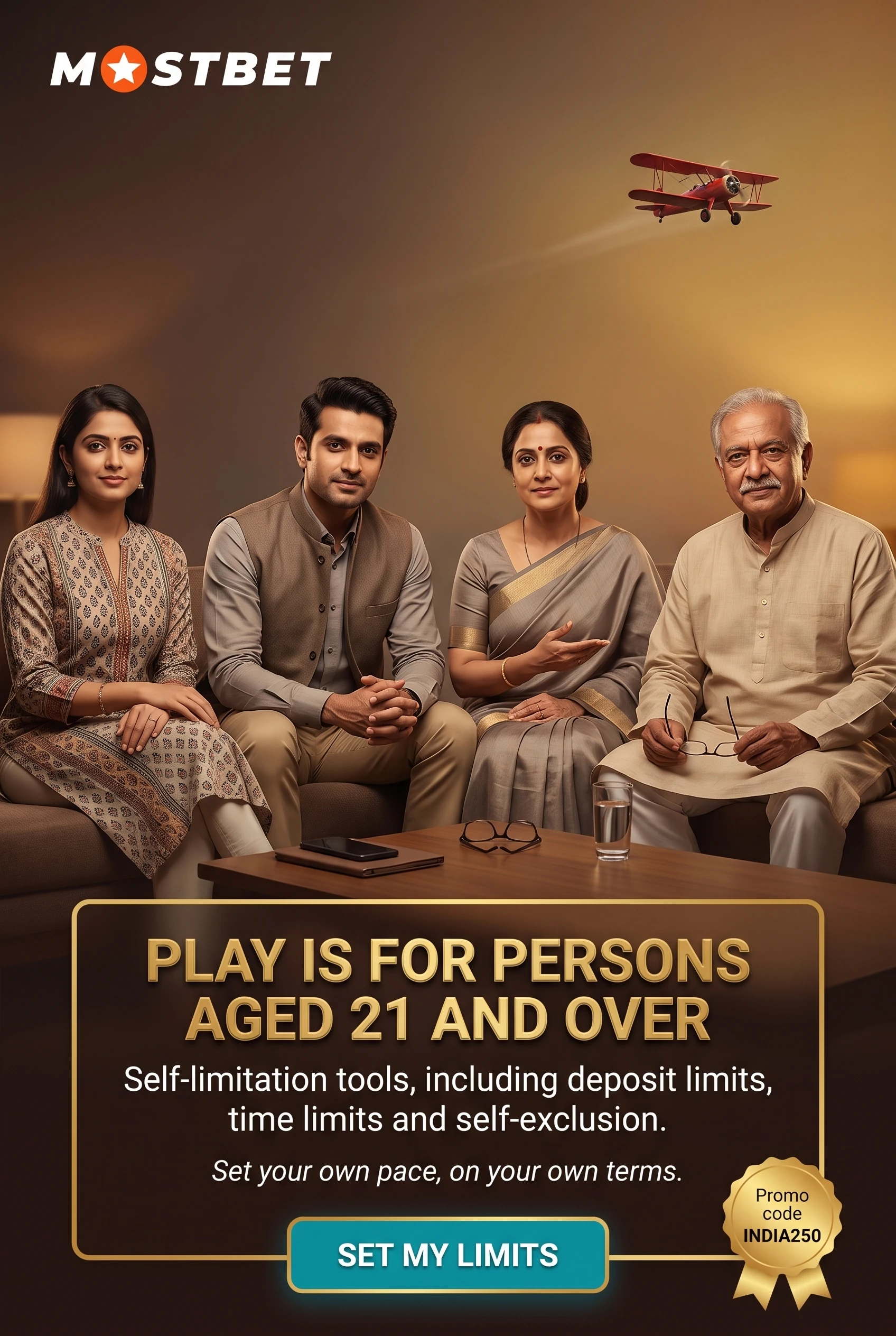 Responsible gaming settings in the Mostbet app