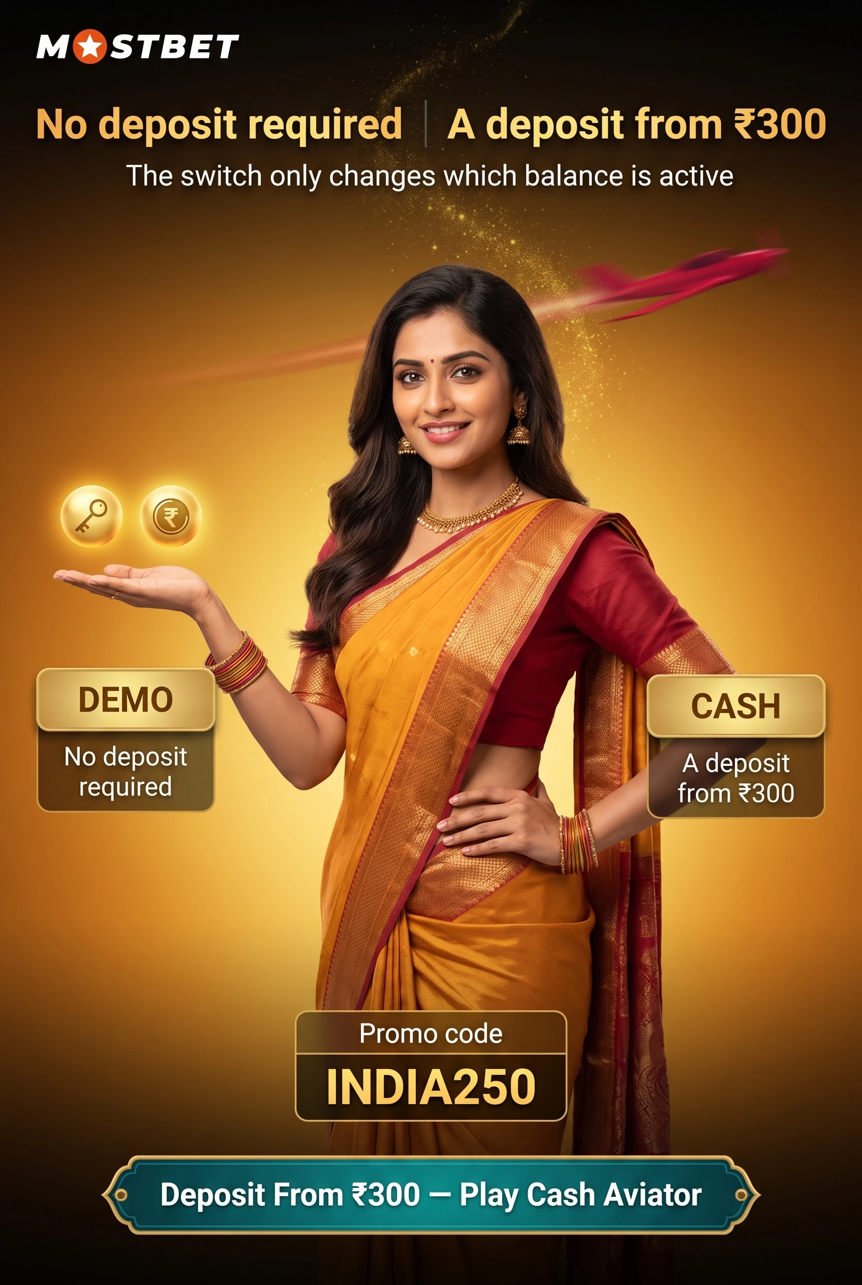 Demo balance and cash balance compared