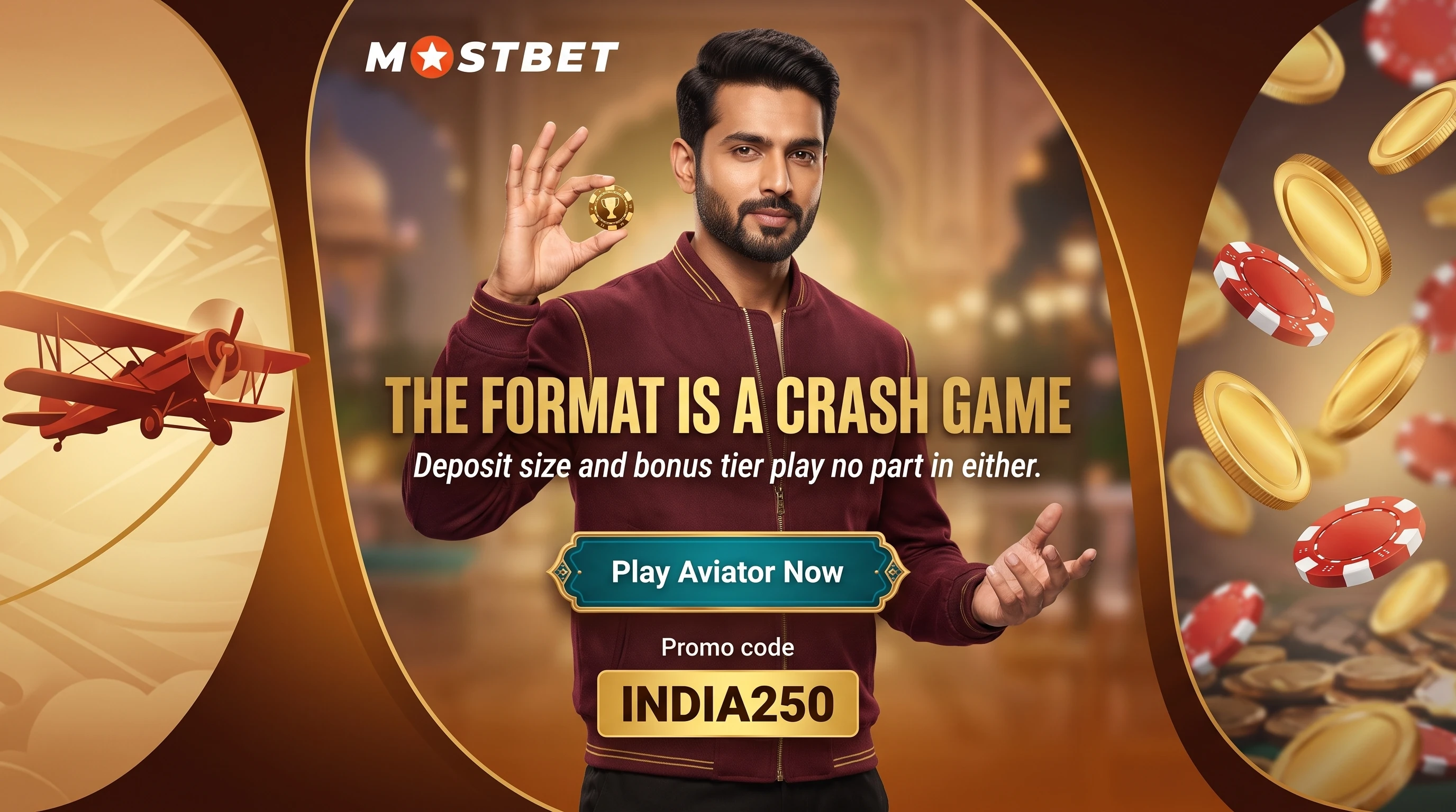 Mostbet Aviator multiplier climbing before a cash out in India