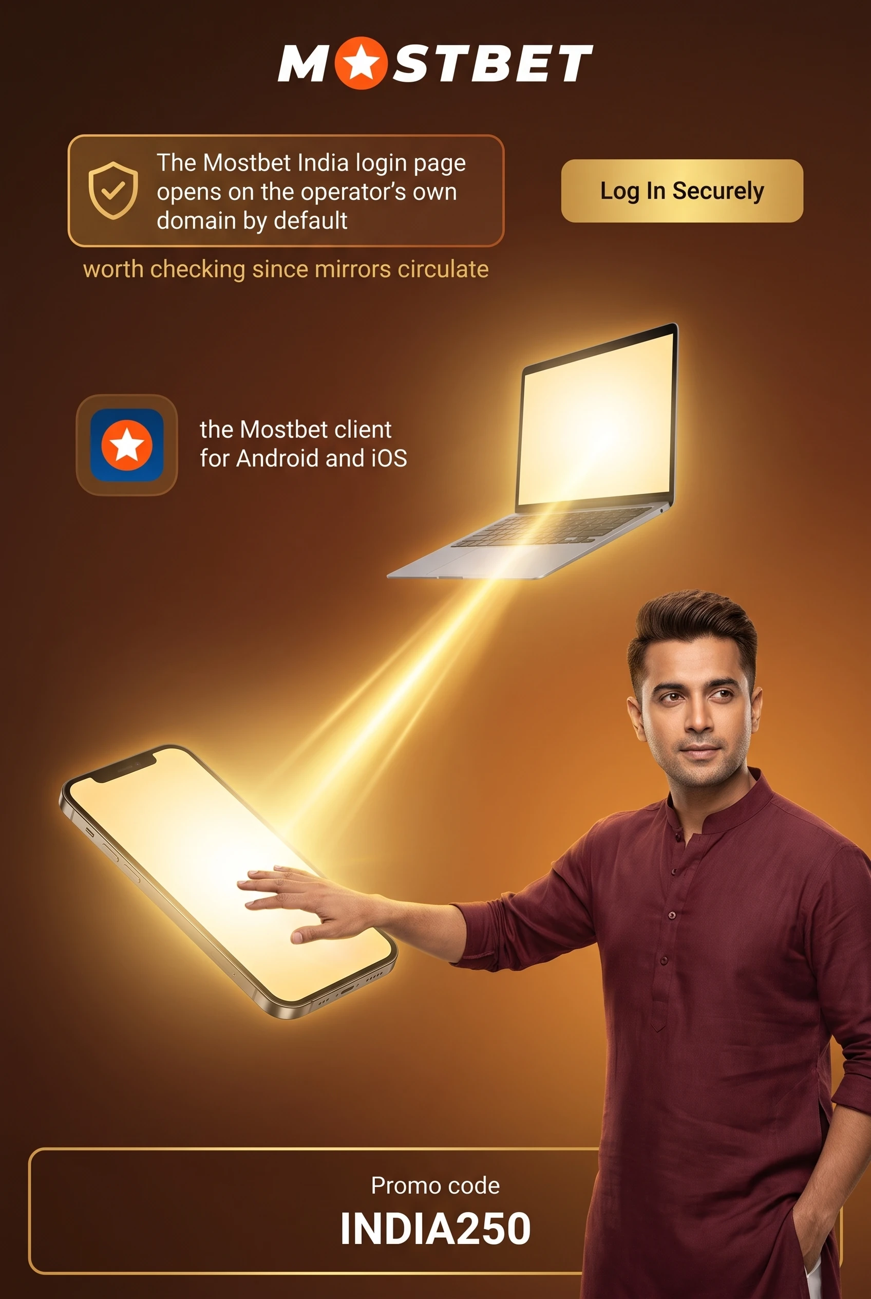 Mostbet official website login page