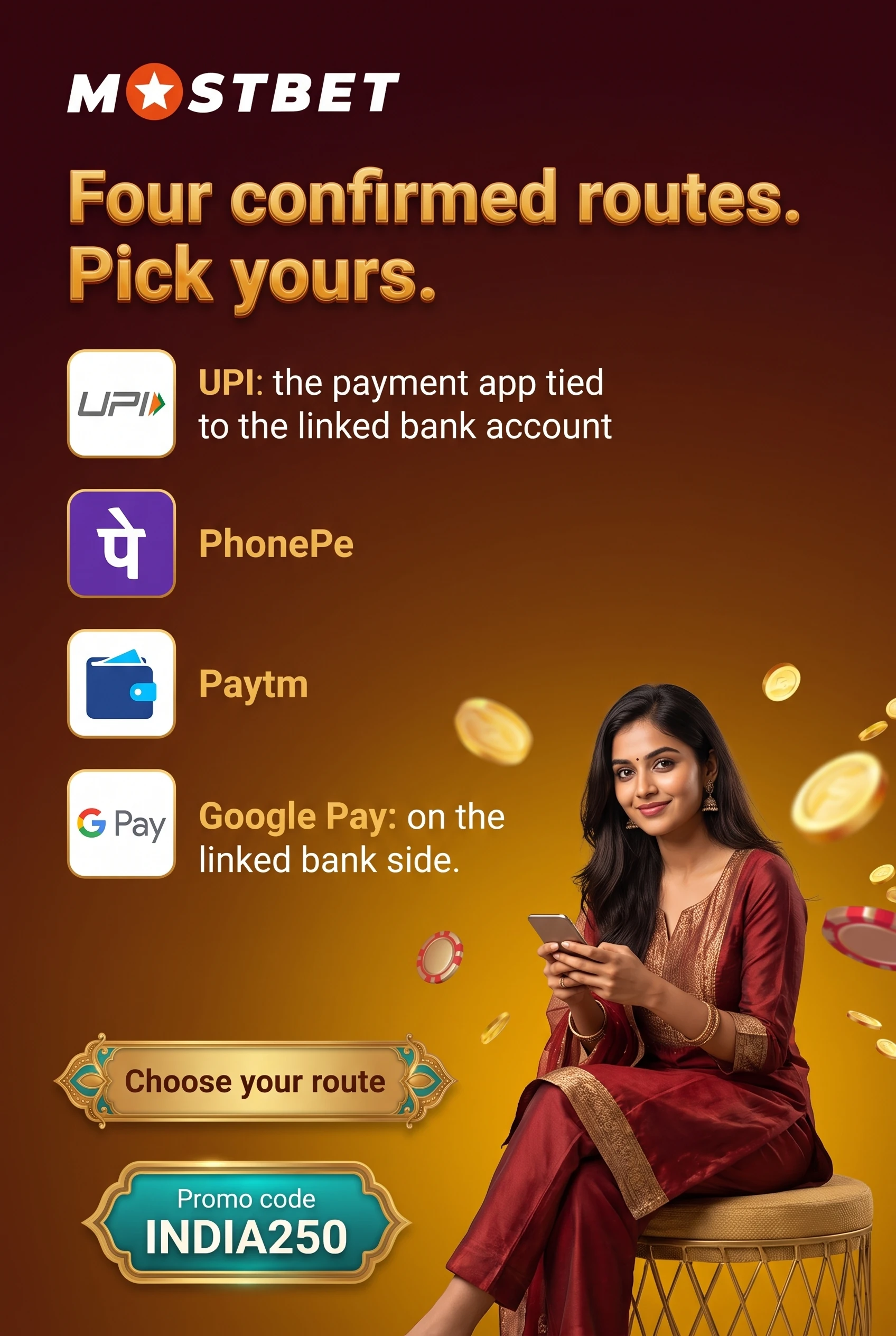 Funding routes confirmed for Indian accounts