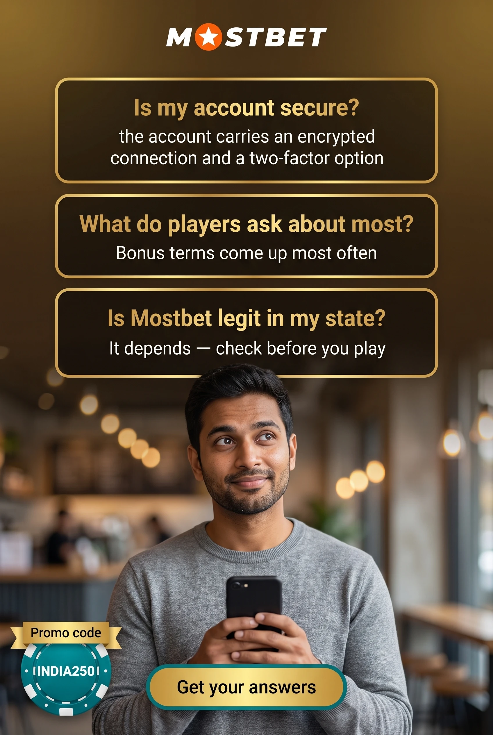 Trust and legality FAQ for Mostbet India