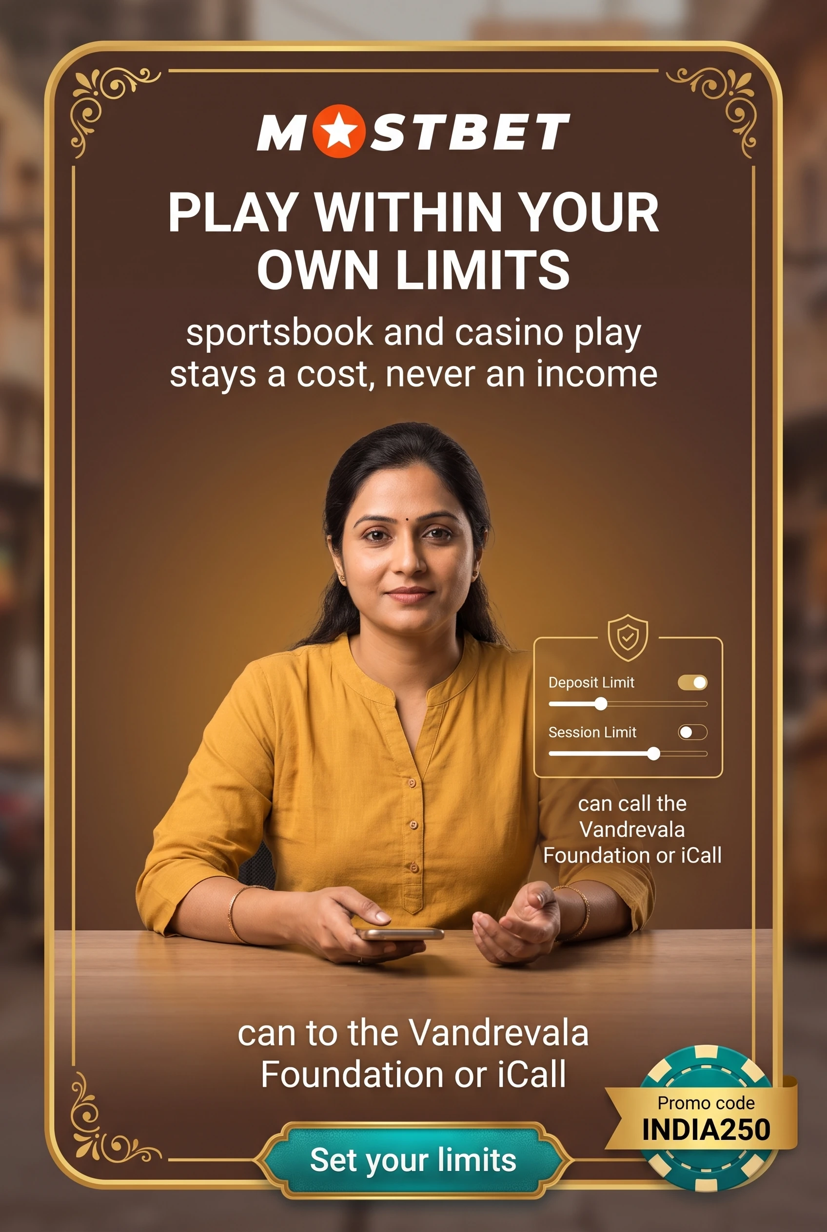 Responsible gaming guidance for Mostbet India players